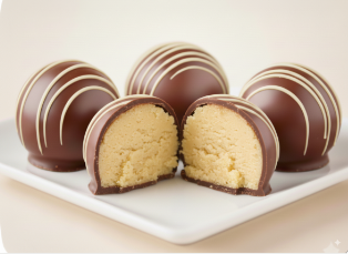 Trufas de Pie de Limón